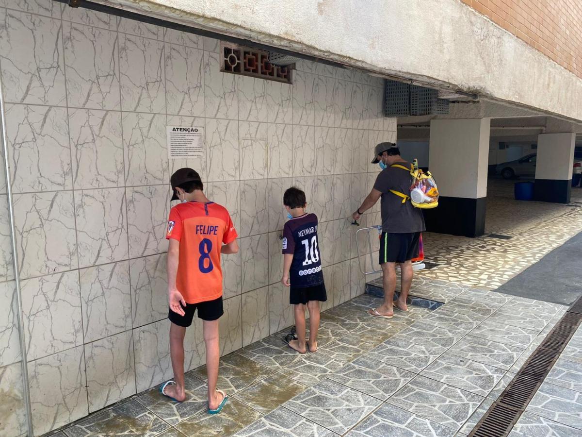 Praia Grande - Aviacao - Apto Estudio - 200 Mts Da Praia Εξωτερικό φωτογραφία